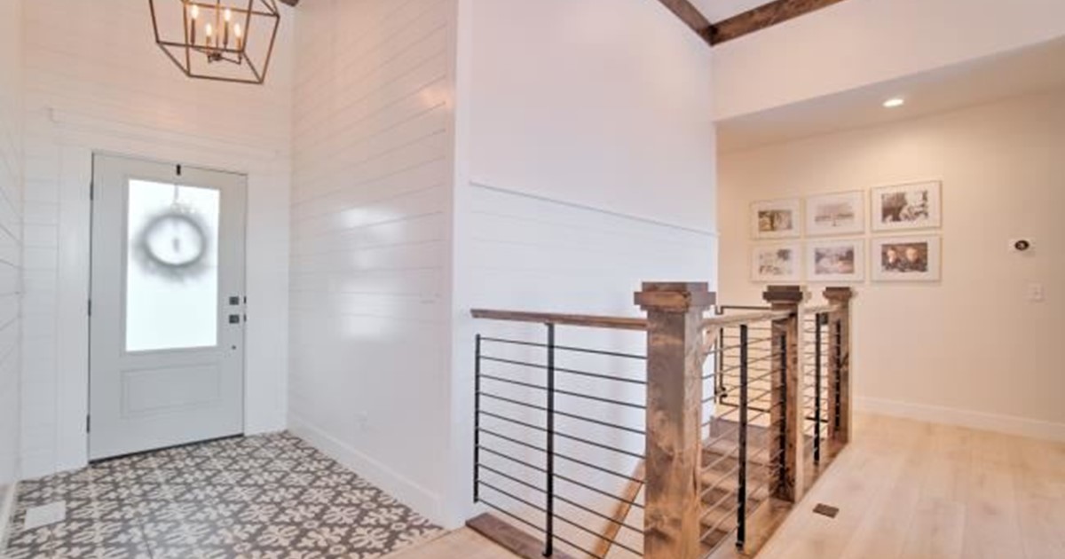 shiplap in custom home