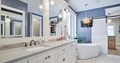 custom luxury home builder master bathroom