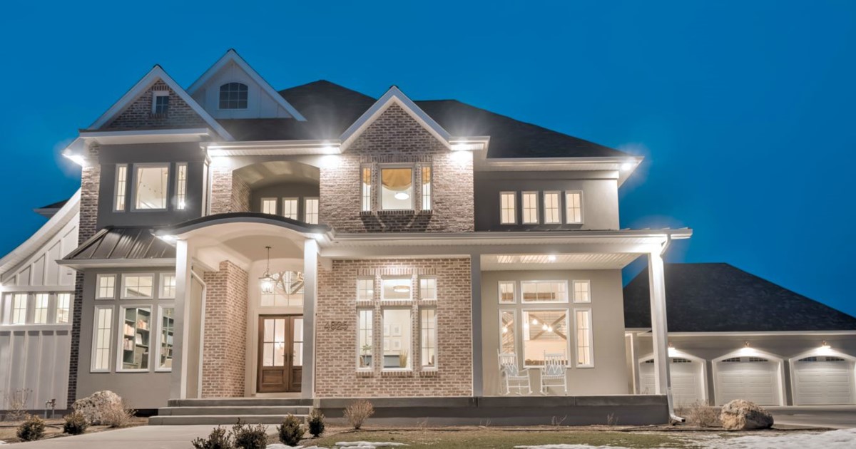 custom luxury home in Idaho
