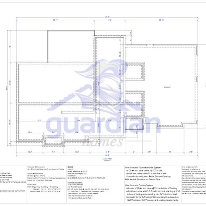Sample House Plan Draft Guardian Homes Sample House Plan Draft Guardian Homes