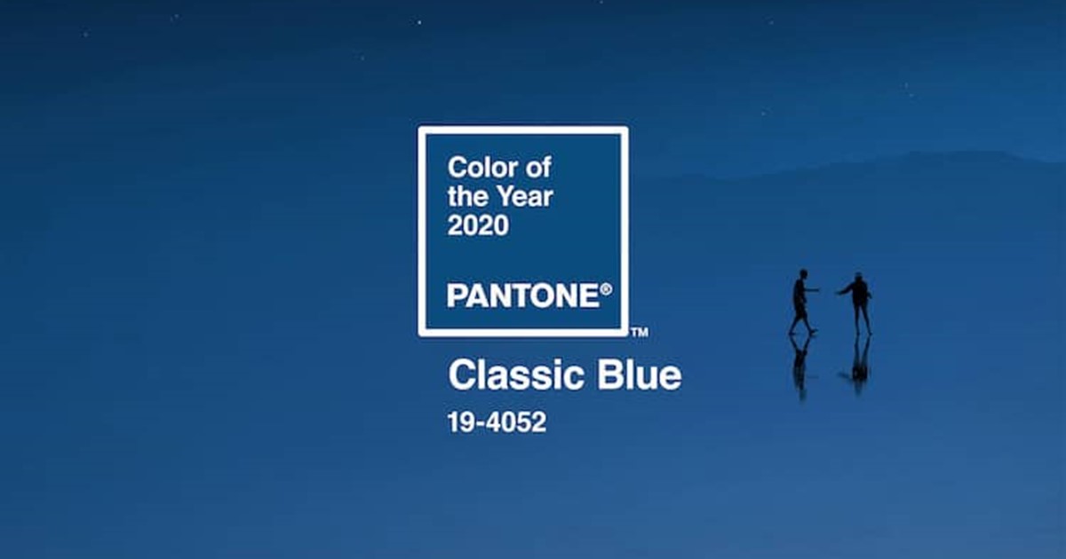 classic blue color of the year